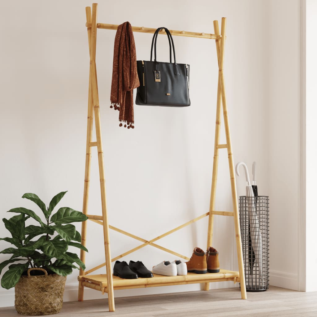 Sac de vêtements avec étagère 102x50x190 cm Bamboo