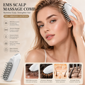 Peigne de massage tête vibrante électrique EMS pour soins de la peau