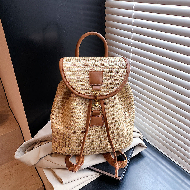 Voyages de vacances Femmes Woven sac à dos étudiant