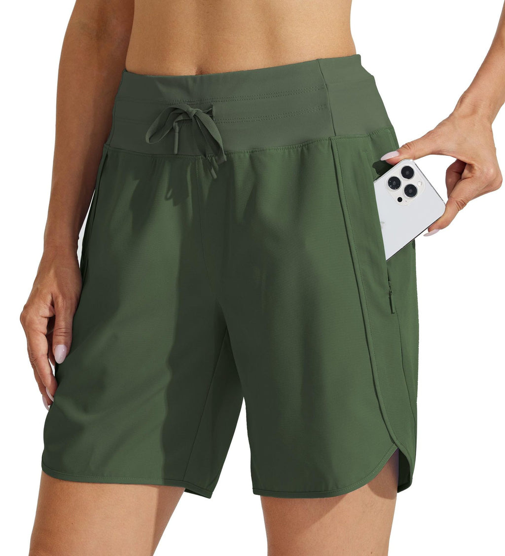 Sports pour femmes Courir Shorts occasionnels Exercice Randonnée Shorts de sport à haute portée