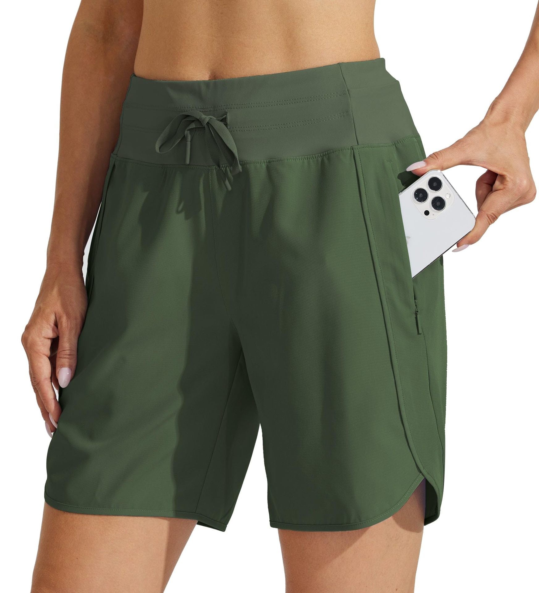 Sports pour femmes Courir Shorts occasionnels Exercice Randonnée Shorts de sport à haute portée