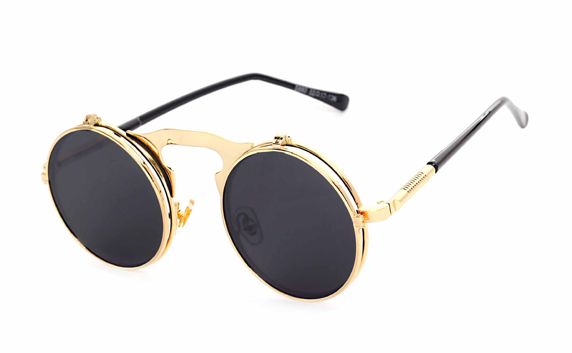 Lunettes de soleil Casual Retro Metal Punk pour hommes