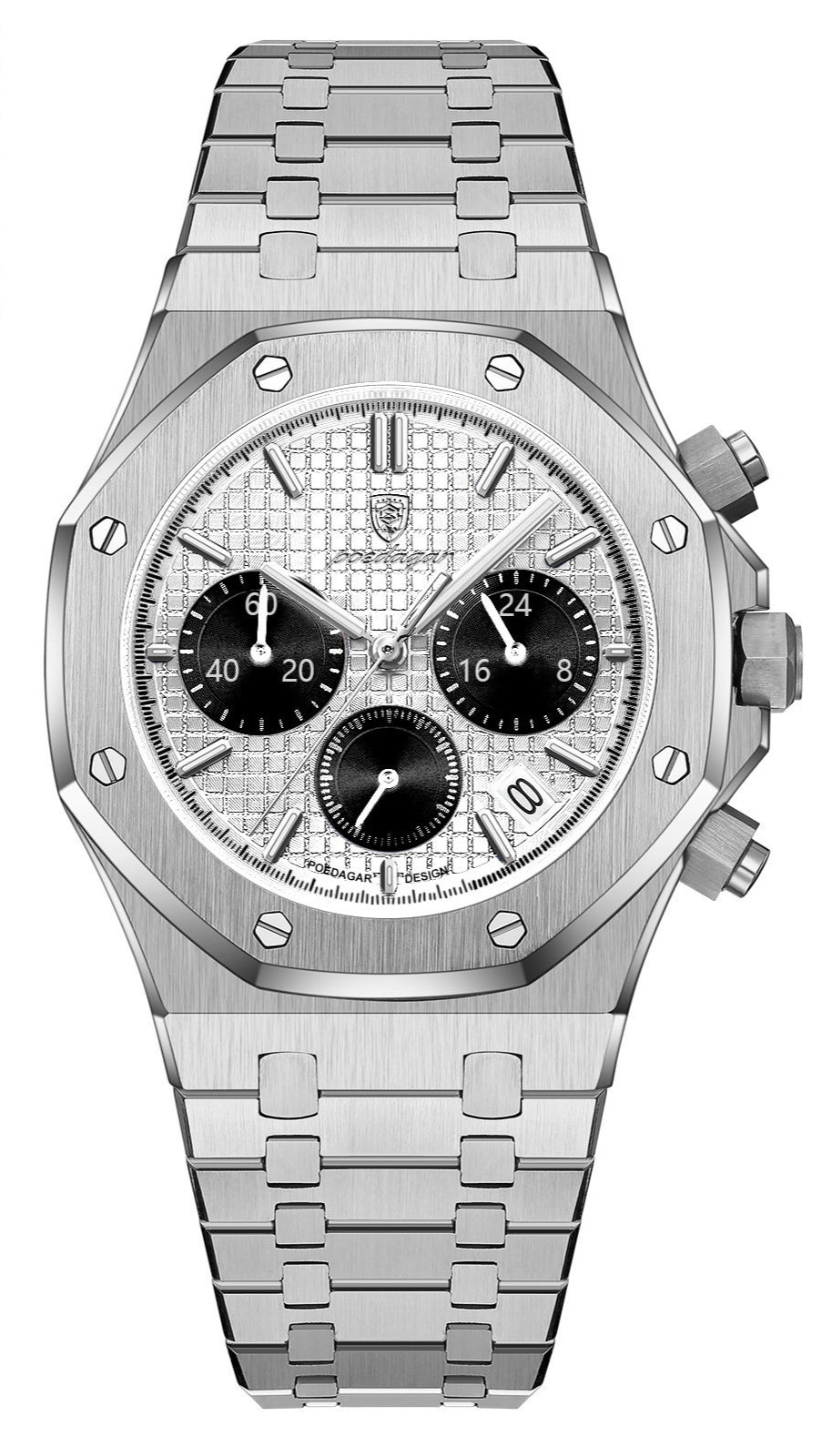 Montre Quartz homme multifonctionnelle Trendy Watch