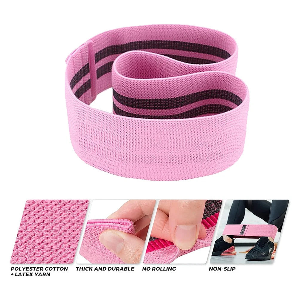 Bandes de résistance Ensemble de boucles d'entraînement d'exercice 3 Crossfit Fitness Yoga Booty Band