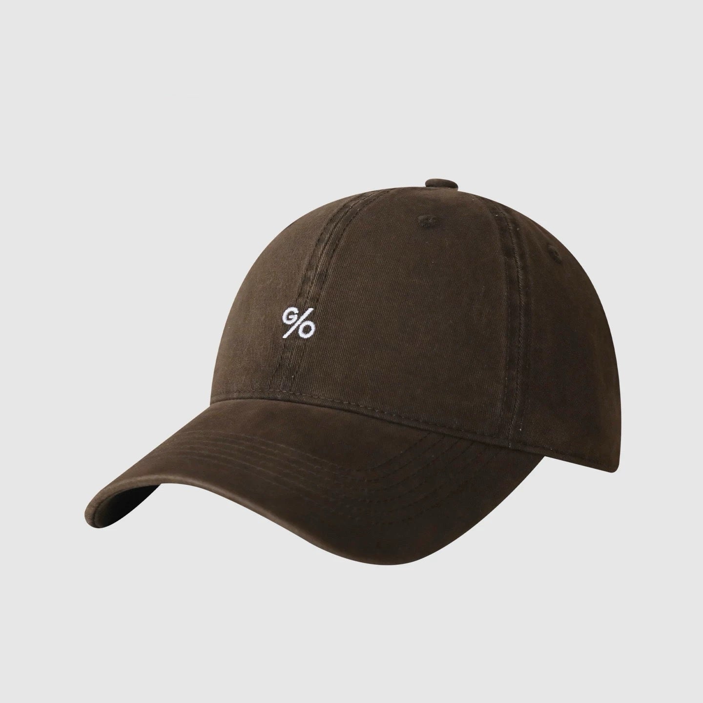 Identique homme et femme de couleur unie Minimalist Brodé tendance réglable Et Simpl