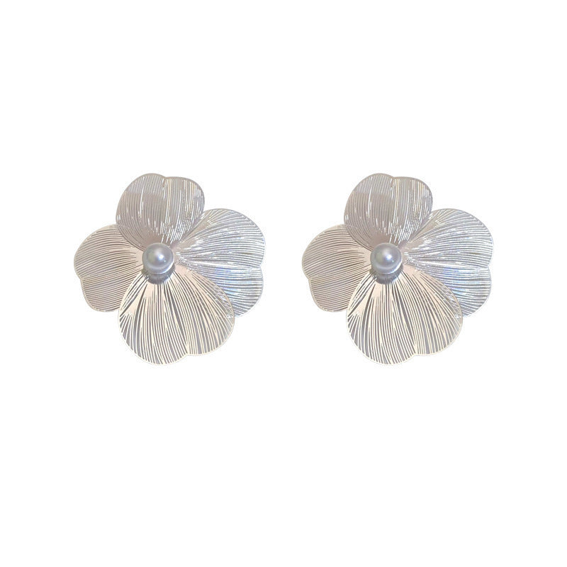 Boucles d'oreilles en métal minimaliste pour femmes - Cadeau élégant d'usure quotidienne