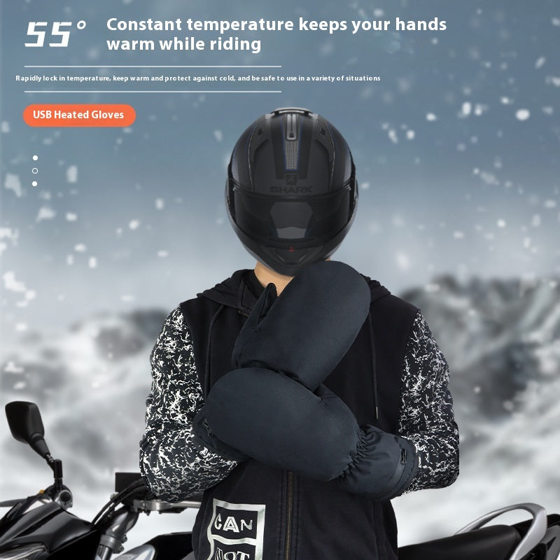 Gants chauffants électriques pour le chauffage à glissière
