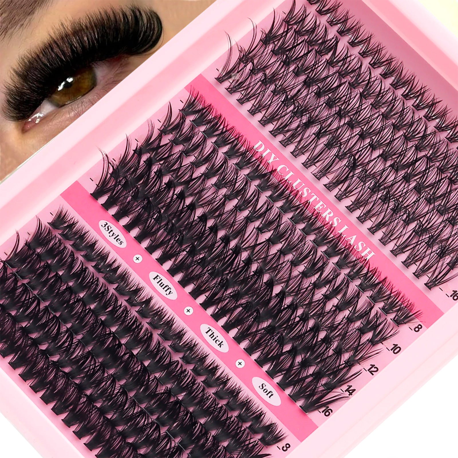 Meilleure vente de faux cils de style épais Style européen et américain