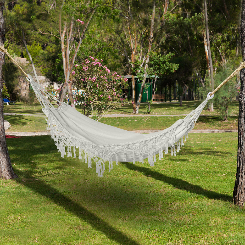 Grand hamac Boho extra avec macrame Tassel Fringe