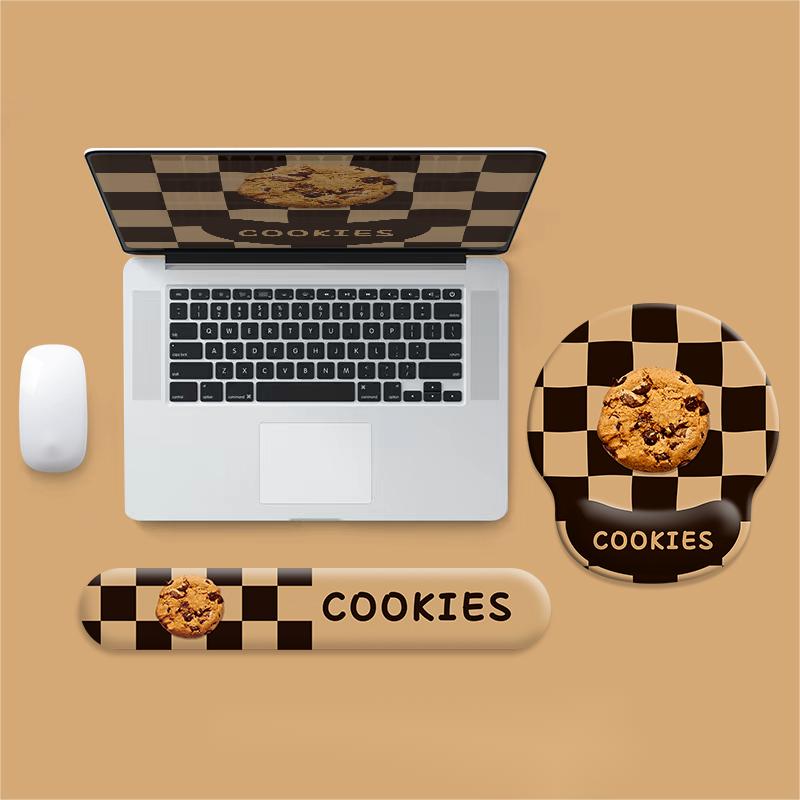 Pâte de souris Bracelet de poignet Cartoon Cheese Notebook Bureau