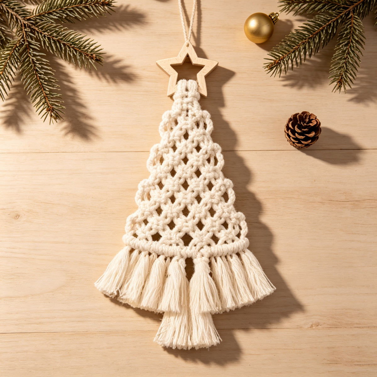 Ornements d'arbre de Noël de style bohème pour les fêtes