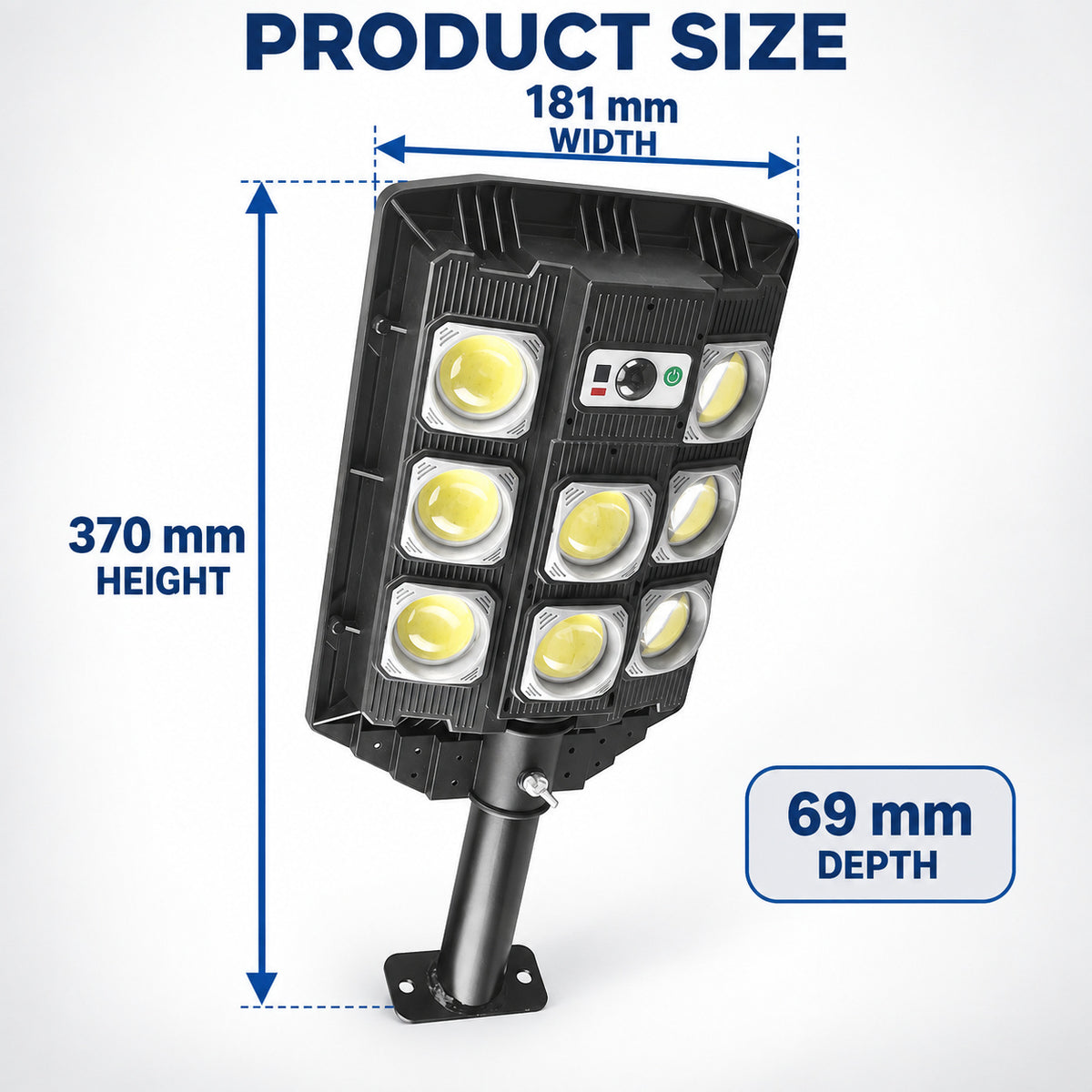 Capteur de mouvement solaire COB Garden Light W7100B 3 Green For Yard Decoration LED Landsc