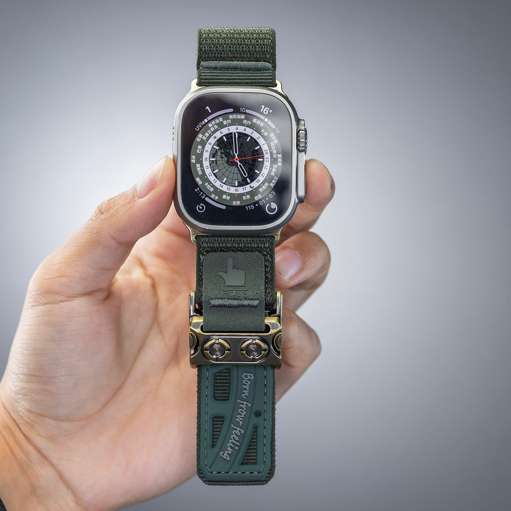 Bracelet magnétique de montre en nylon à libération rapide