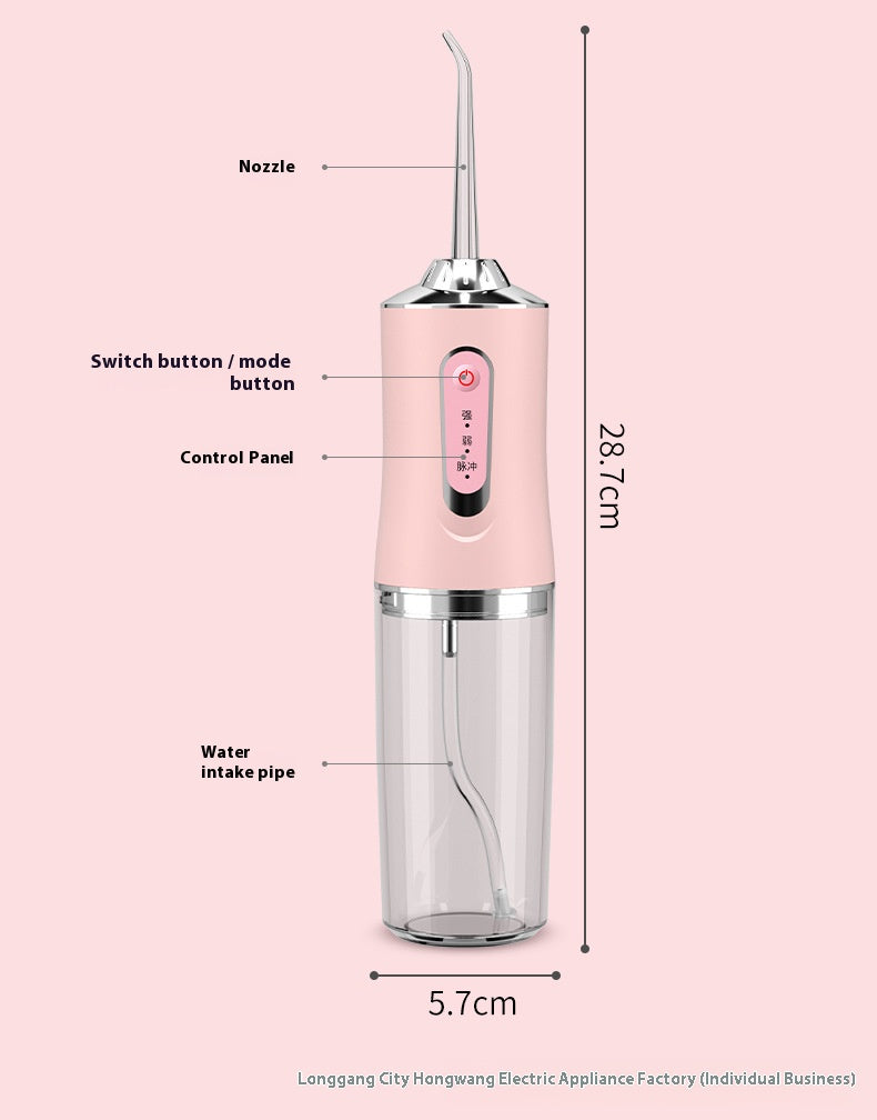 Broyeur d'eau électrique Broyeur d'eau domestique portable Broyeur de dents Nettoyant Irrigateur oral Denta