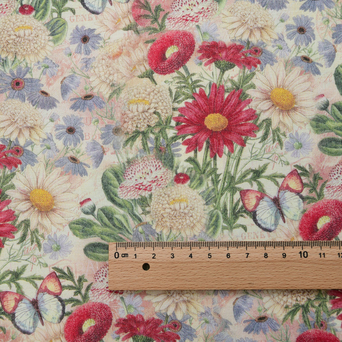 Tissu de coton pur imprimé à la main numérique