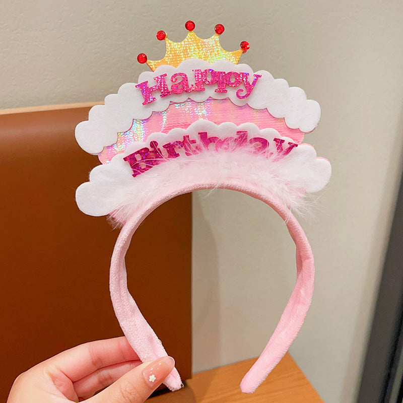 Ceinture mignon pour enfants Princesse Anniversaire Photo Décoration Accessoires