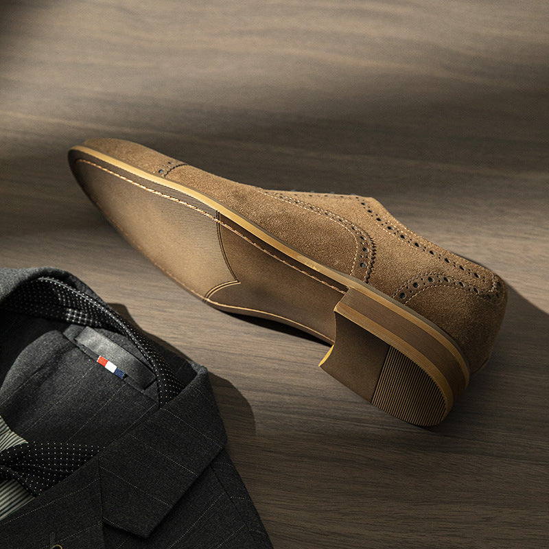 Retro Casual Formel Chaussures en cuir d'affaires