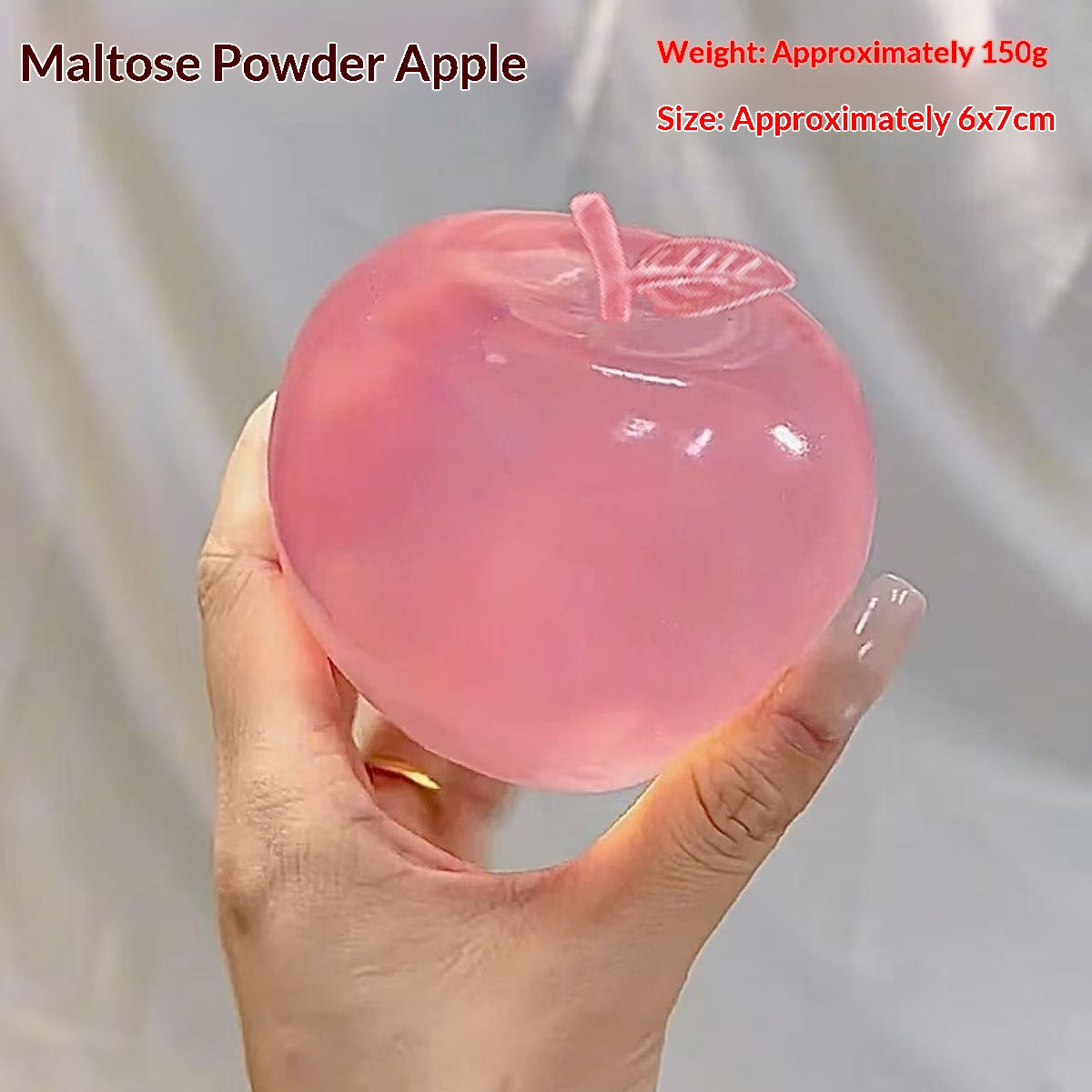 Jouet vert en forme de pomme Moldable Squeeze
