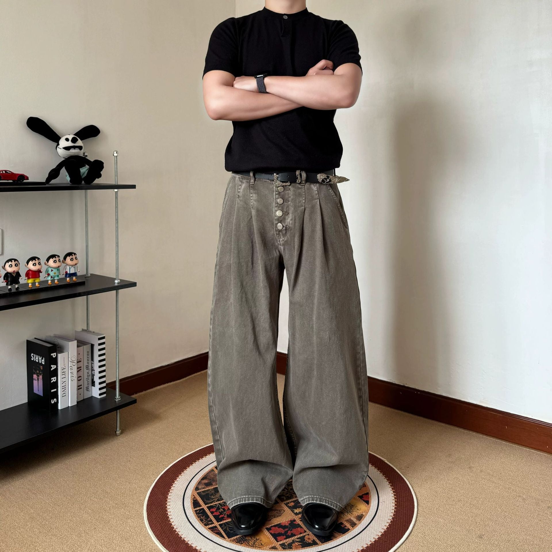 Pantalons pour hommes à jambes droites
