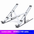 Aluminum alloy desktop laptop heat dissipation