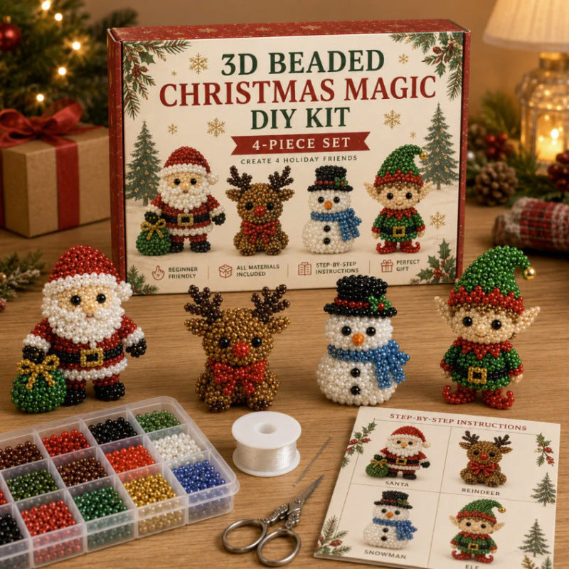 3D Perles Icônes de Noël Kit de bricolage