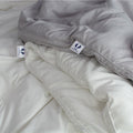 Épaisseur DuPont Fibre Faux Goose Down Winter Quilt for Warmth