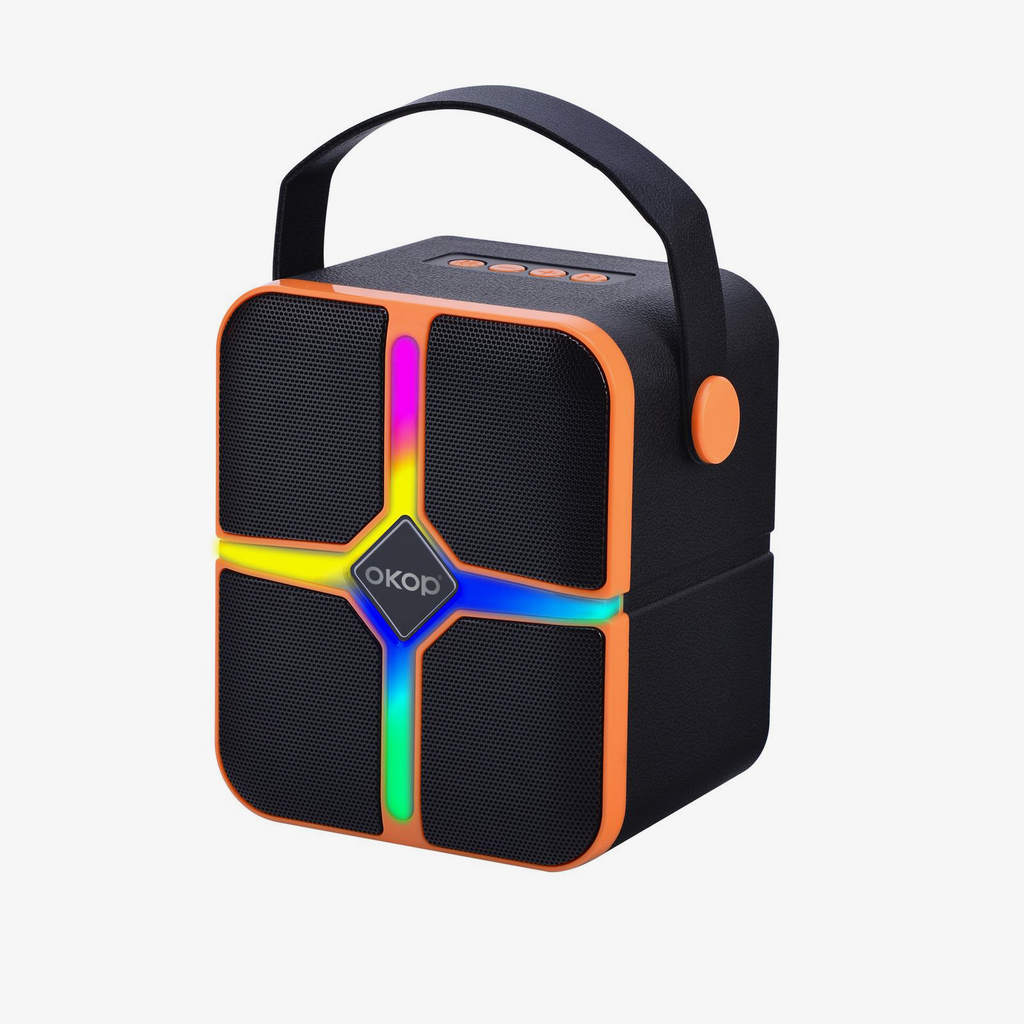 KP-876 Haut-parleur Bluetooth sans fil le plus vendu Poignée portable RGB Éclairage Batterie longue L