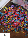 Enfants Bande de caoutchouc Petite taille bébé jetable bande de caoutchouc Couleur Bande de cheveux