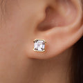 S925 Boucles d'oreilles de taille d'âne en argent sterling