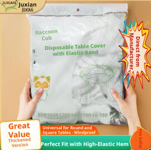 Table-Cover-R80-Transparent-PE-10 pcs-1 pack