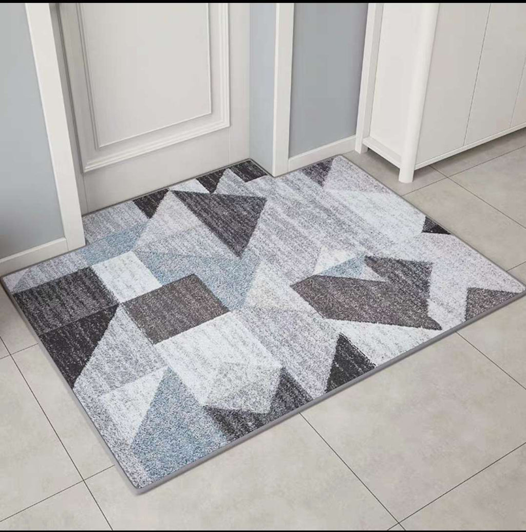 Modern Minimalist Maison Tapis d'entrée sur le sol sur mesure Tapis de porte humaine Salon antidérapant Abs