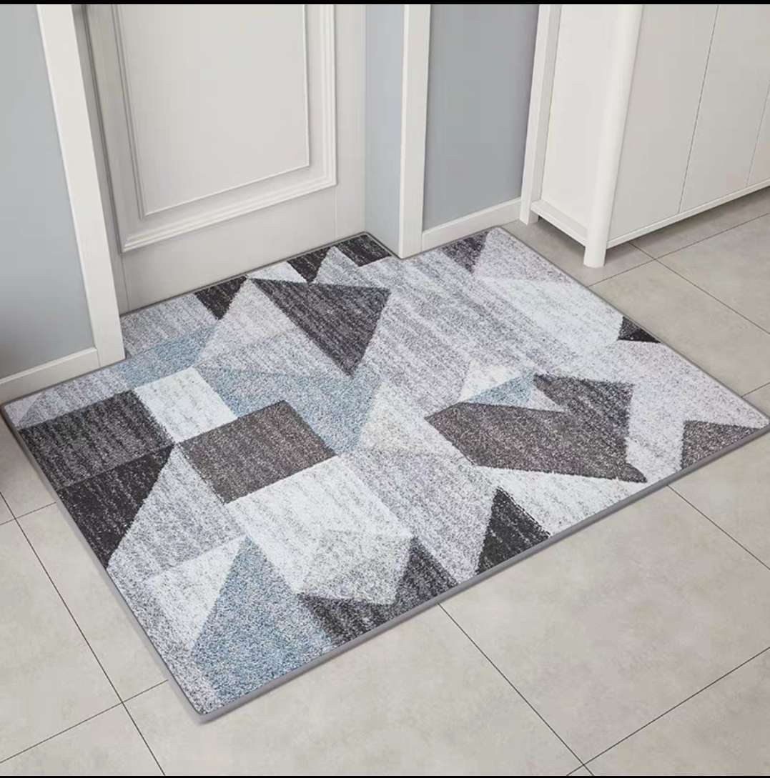 Modern Minimalist Maison Tapis d'entrée sur le sol sur mesure Tapis de porte humaine Salon antidérapant Abs