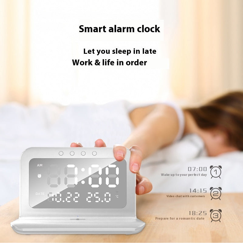 Chargeur sans fil d'horloge amovible portable 15W