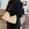 Sac à main plié de couleur contrastante pour femmes
