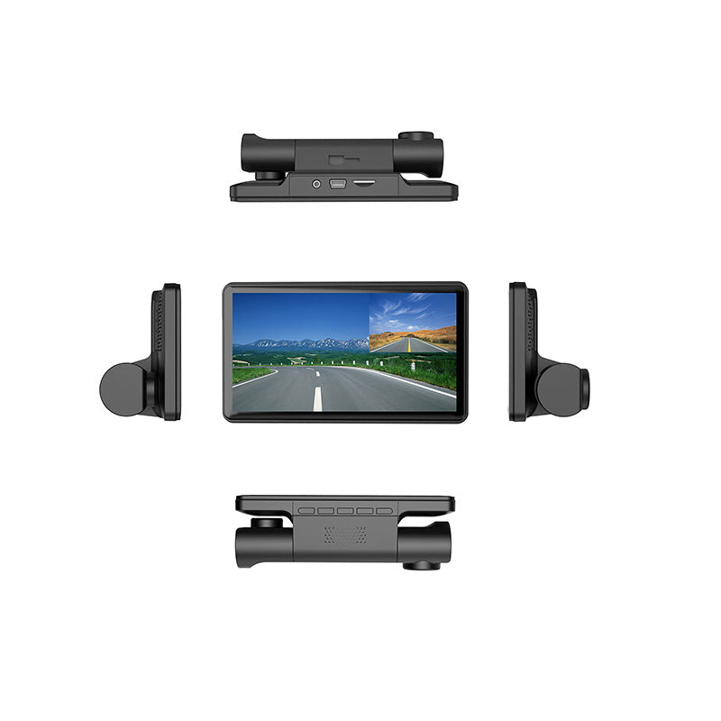 Trois Lens Dashcam 4 pouces avant et arrière
