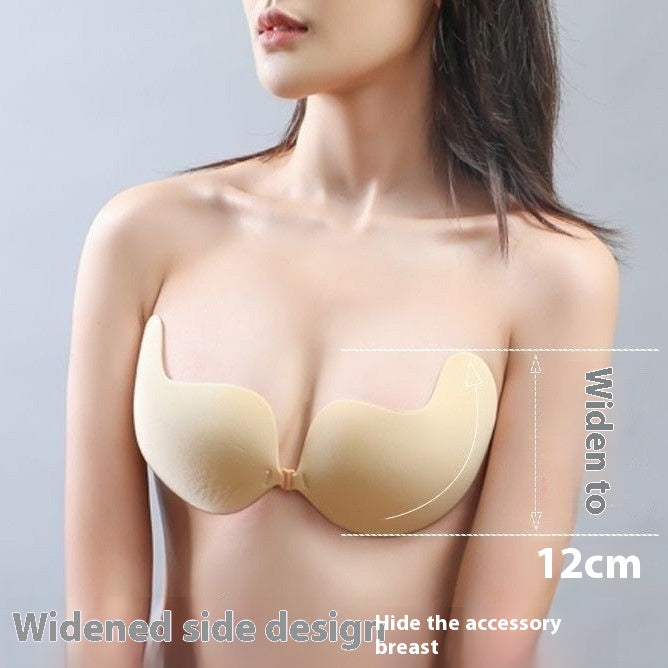 Push-up pour femmes Invisible forme de mangue légère Bra Pâte poitrine