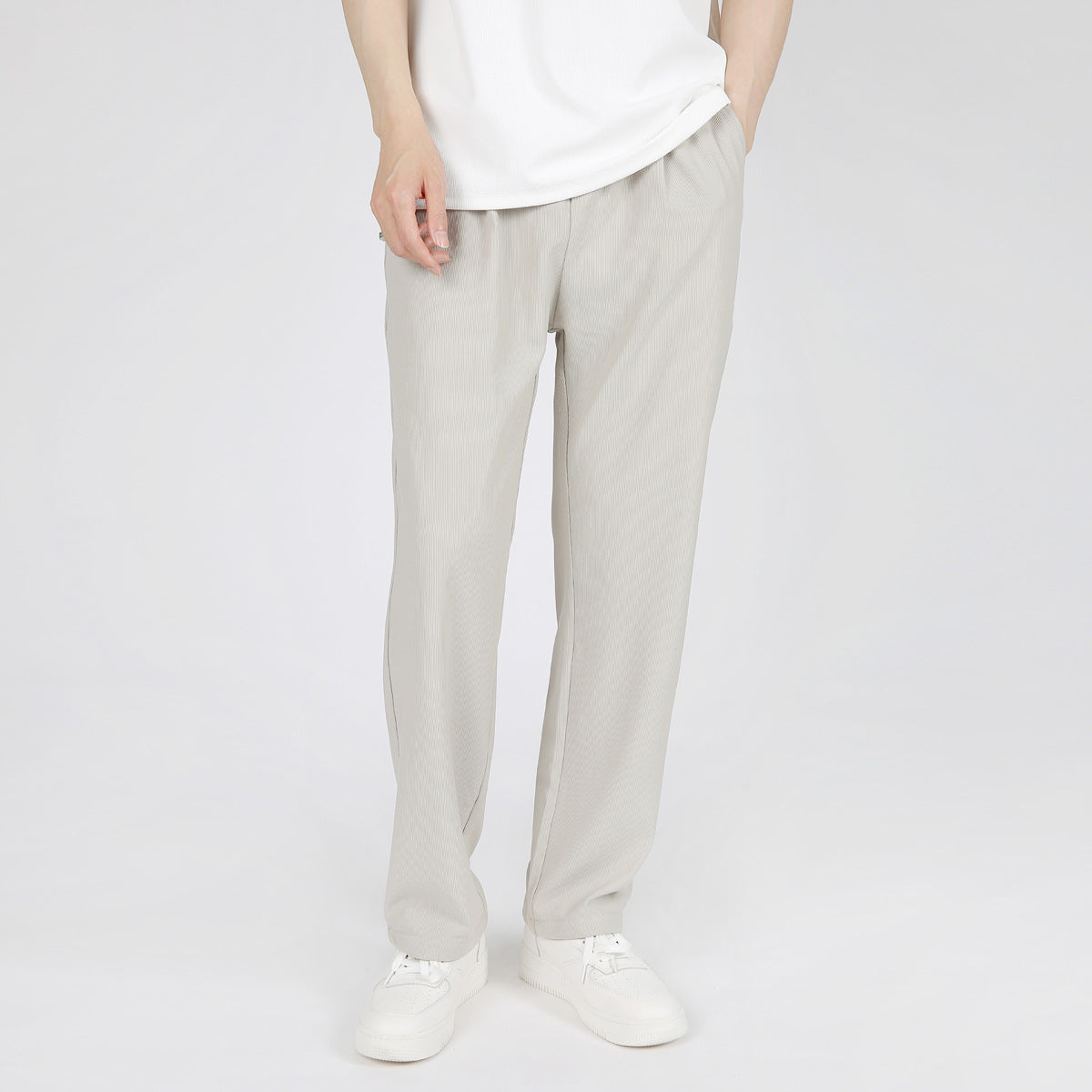 Pantalons à cordons de serrage occasionnels