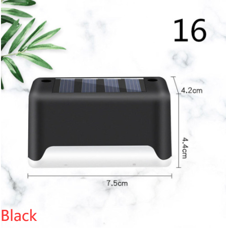 Mise à niveau de lampe solaire LED étanche lumières de pont solaire Solar Step lumière extérieure pour Pat