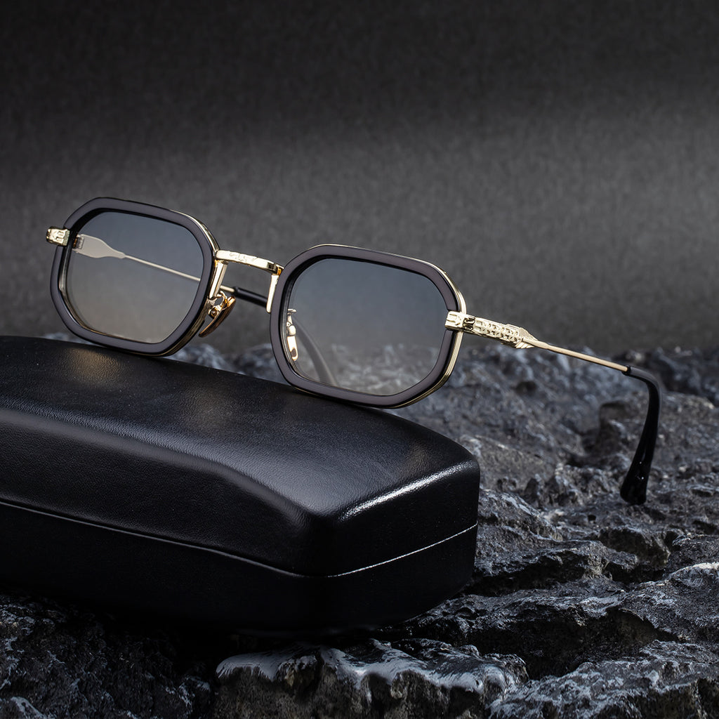 Lunettes de soleil européennes et américaines Fashion Square Frame