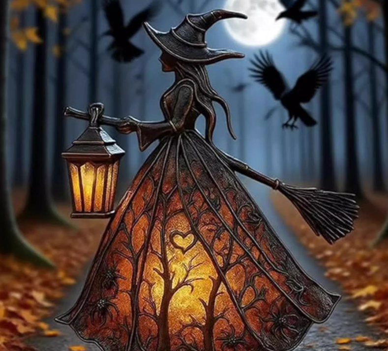 Lampe pour sorcières Lampe de table de décoration Halloween