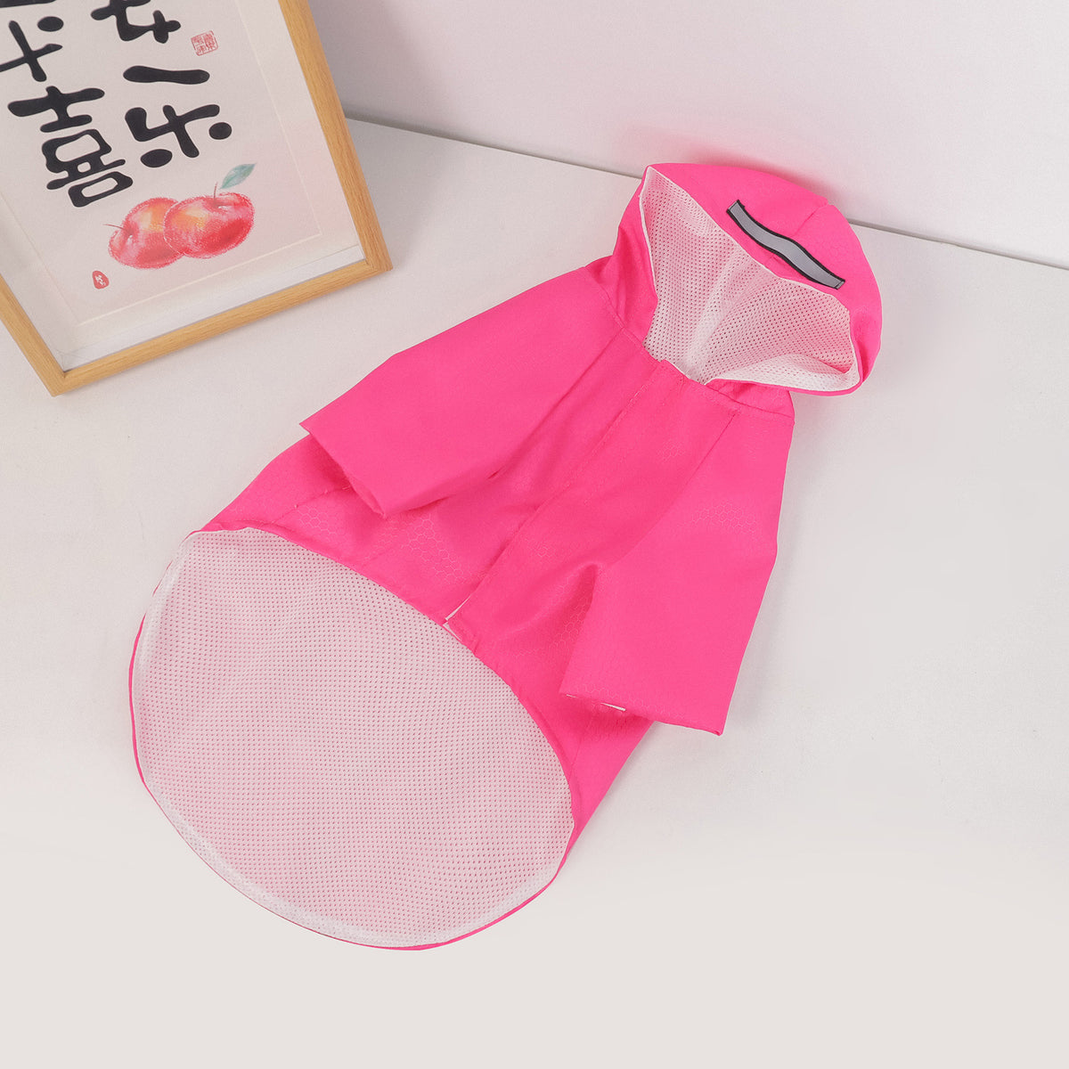 Manteau de pluie pour chien réflecteur imperméable imperméable à la neige pour petits chats chiots imperméable animaux de compagnie S