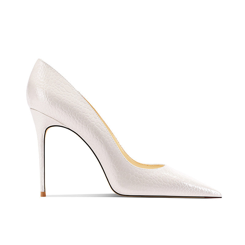 Femmes pointue Stiletto Snake-print Talons hauts