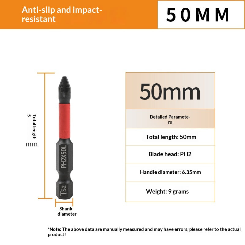 Phosphate noir fort magnétique antidérapant résistant aux chocs Philips tournevis