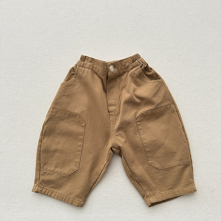 Ligne de pression Pantalons Baggy Lavés Patch Vintage Croped Pantalons Casual
