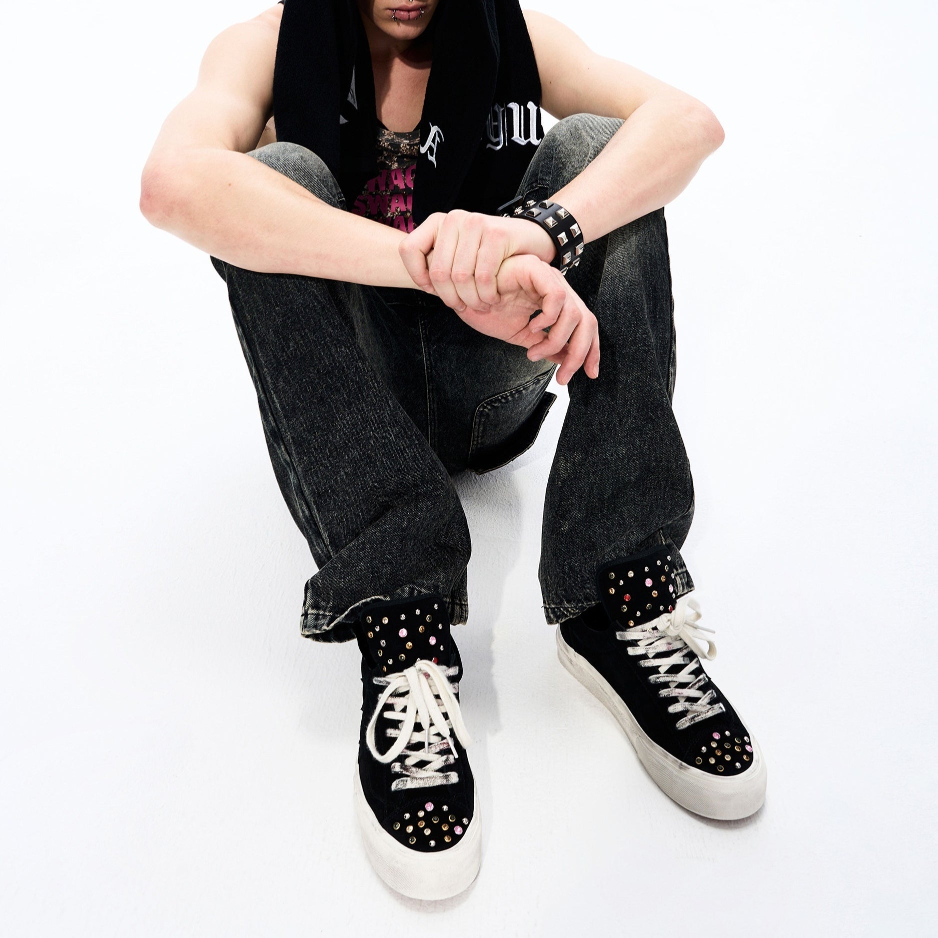 Retro Pentagram Sneakers Casual Enhancing pour les femmes