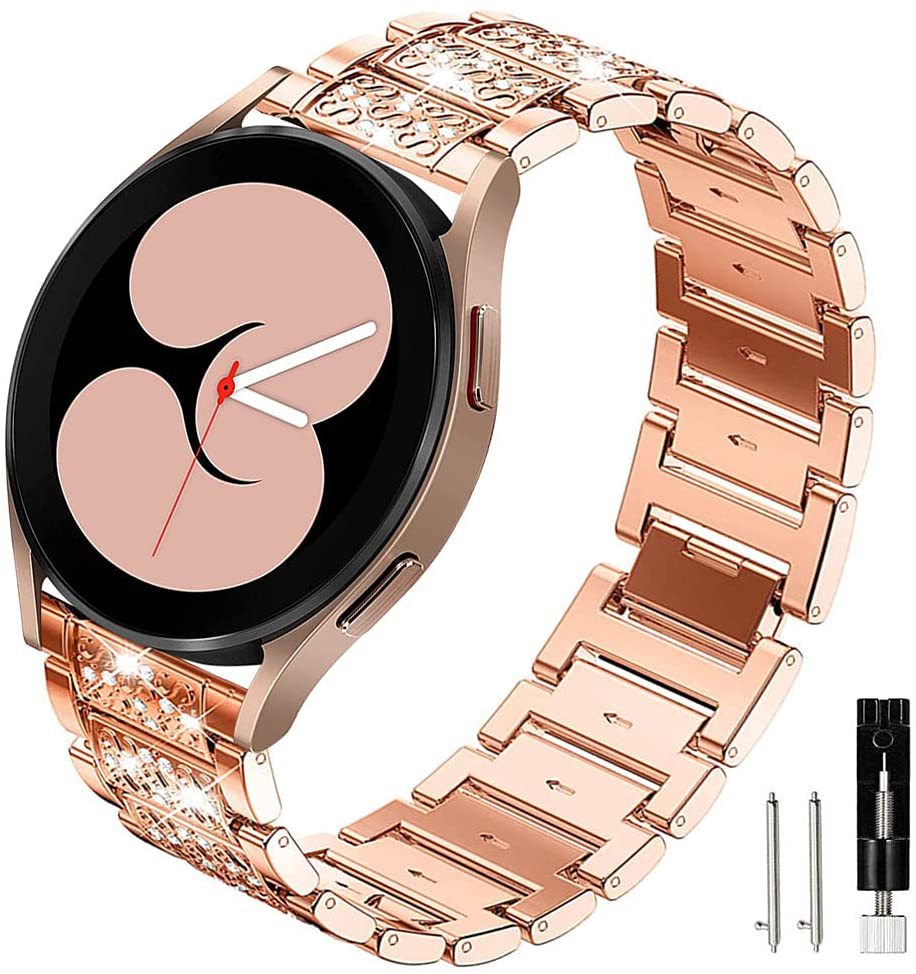 Montre trois perles Bracelet chaîne diamant massif