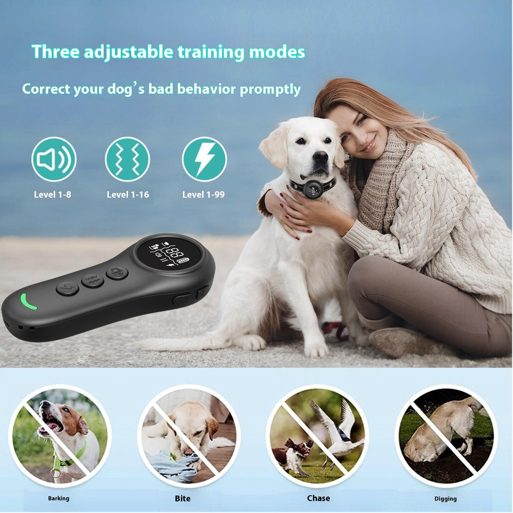 Modes d'entraînement multiples Smart 3-en-1 Dog Trainer Bark Stopper