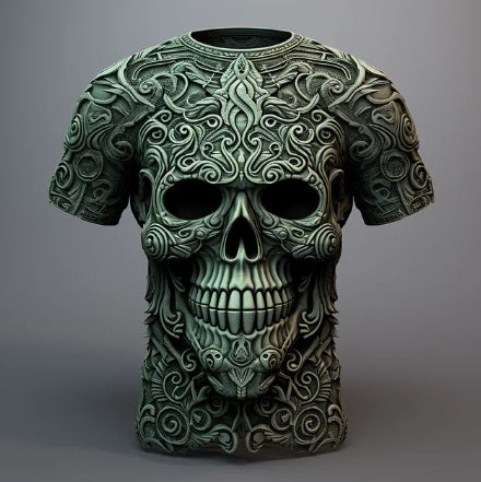 T-shirt imprimé 3D Hip Hop 3D pour homme