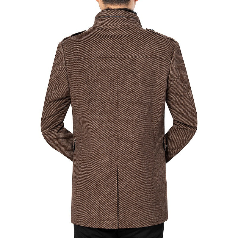 AutumnHiver Coat Laine Casual Lambswool Coat