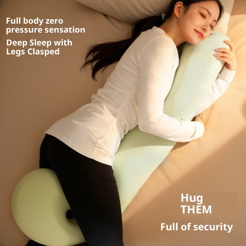 Oreiller du corps amovible et lavable pour adultes